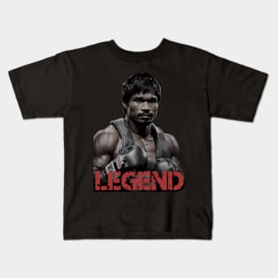 Manny Pacquiao Champion Boxing Legend Kids T-Shirt